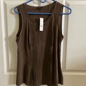 Chocolate brown Theory Silk Shell.